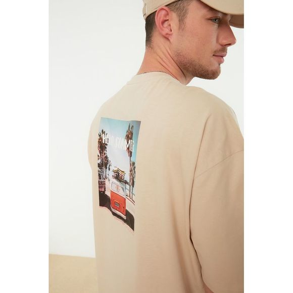 NWT Trendyol Men Regular fit Crew neck Knit T-Shirt - Picture 5 of 8